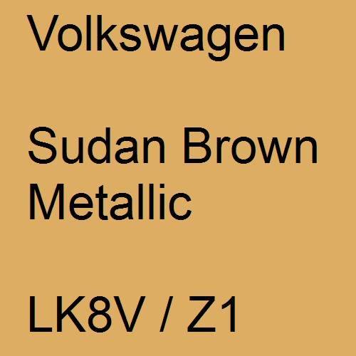 Volkswagen, Sudan Brown Metallic, LK8V / Z1.